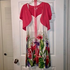 Sweetheart Spring Floral Dress Set